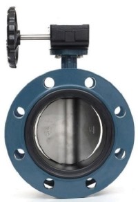 Worm Gear Soft Seal Butterfly Valve